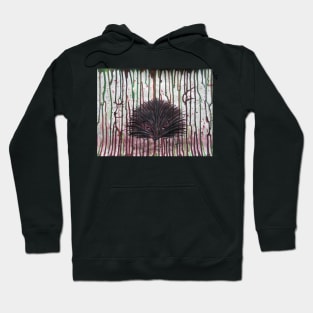 Hedgehog in the undergrowth Hoodie